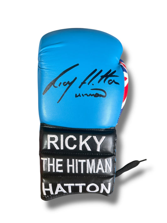 Ricky Hatton ‘The Hitman’ Signed Custom Boxing Glove