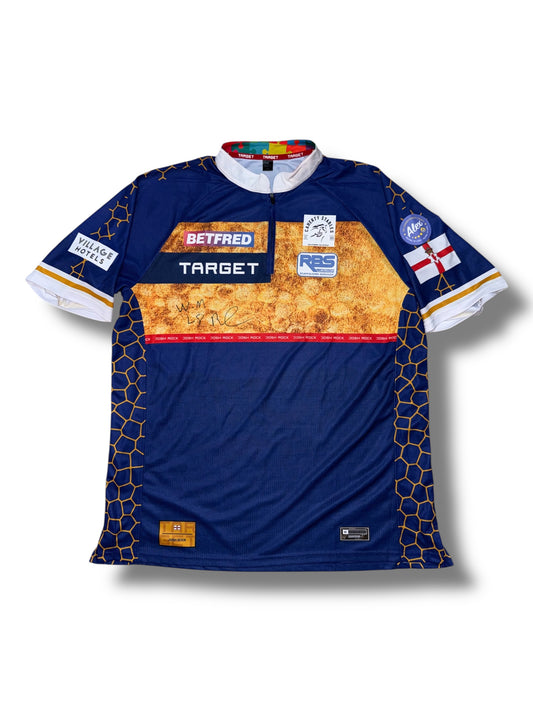 Josh Rock MATCH WORN Signed World Matchplay 2025 Quarter Final Shirt v Gerwyn Price