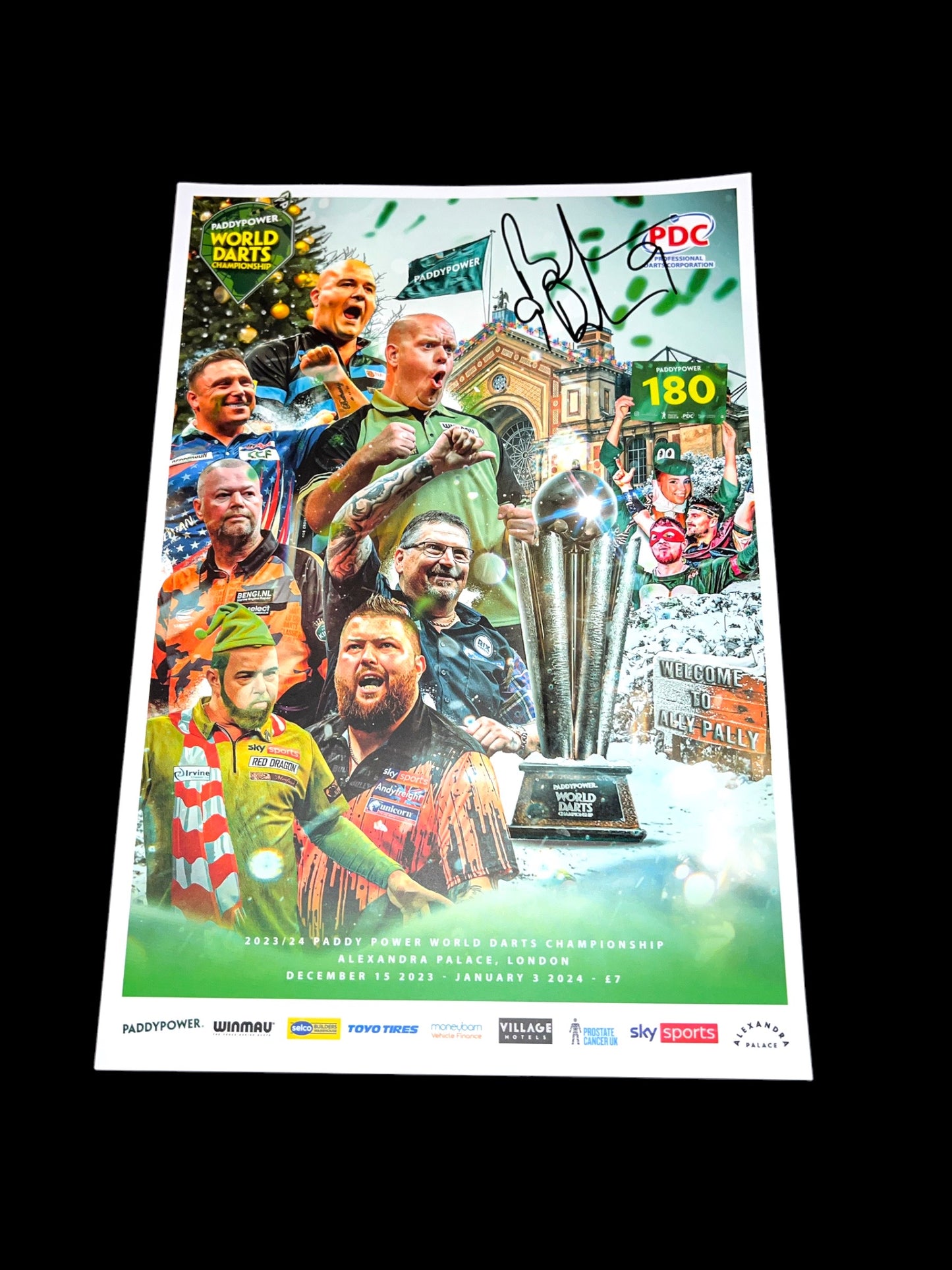 Brendan Dolan Signed PDC World Championship 2024 Official Programme