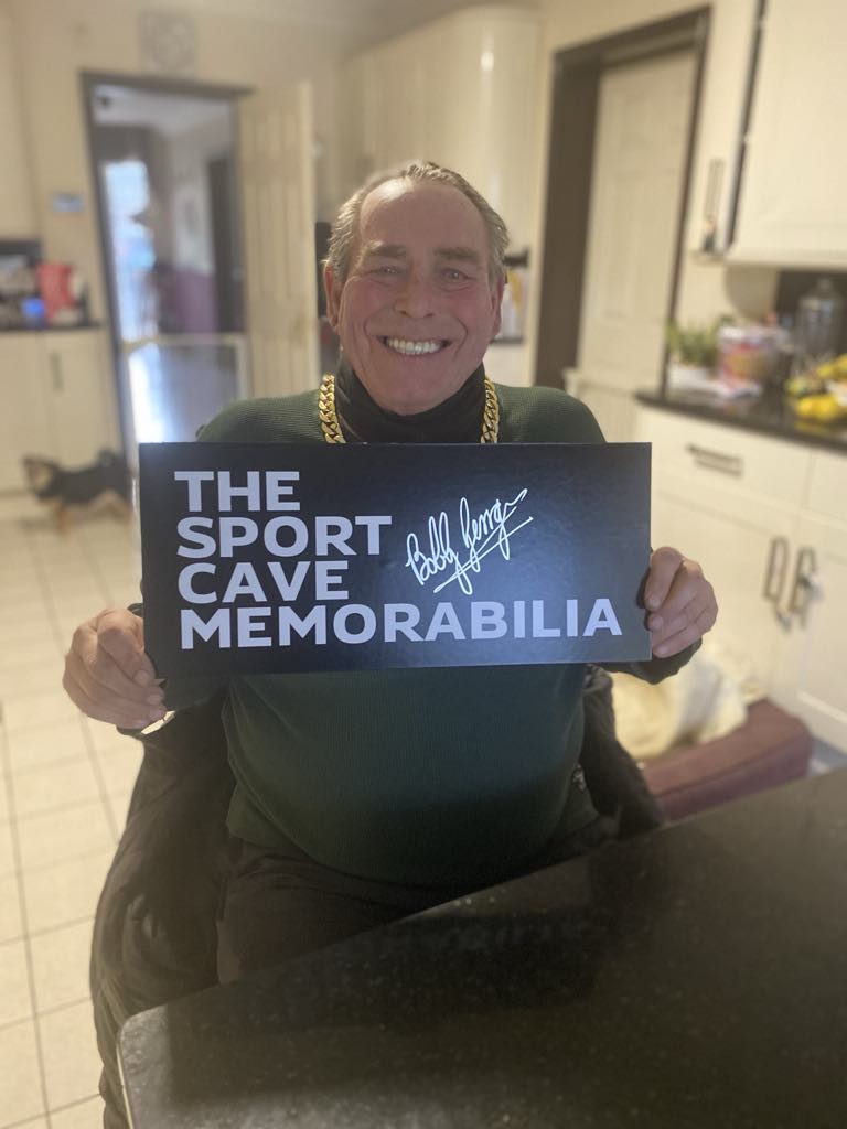 Bobby George Signed Official Winmau Darts Shirt- Deluxe Framed