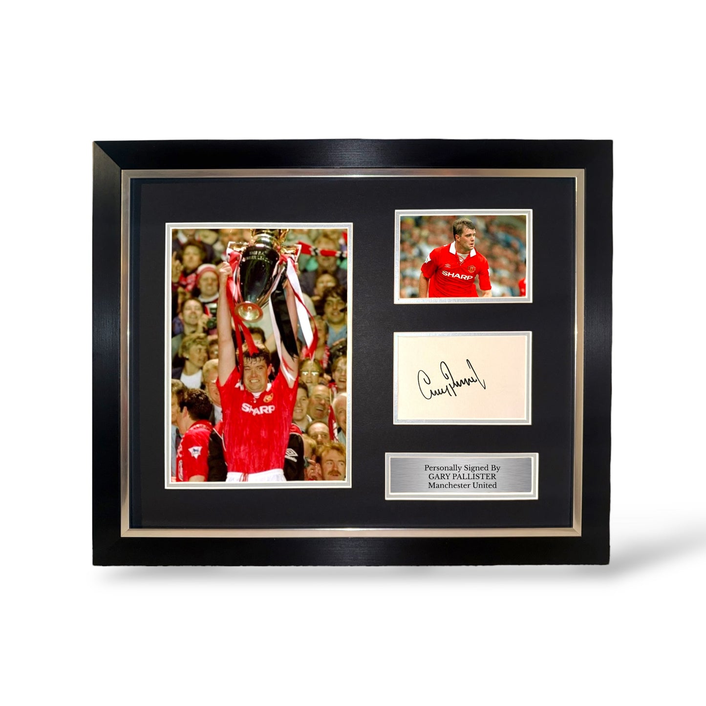 Gary Pallister Signed Manchester United Montage- Deluxe Framed