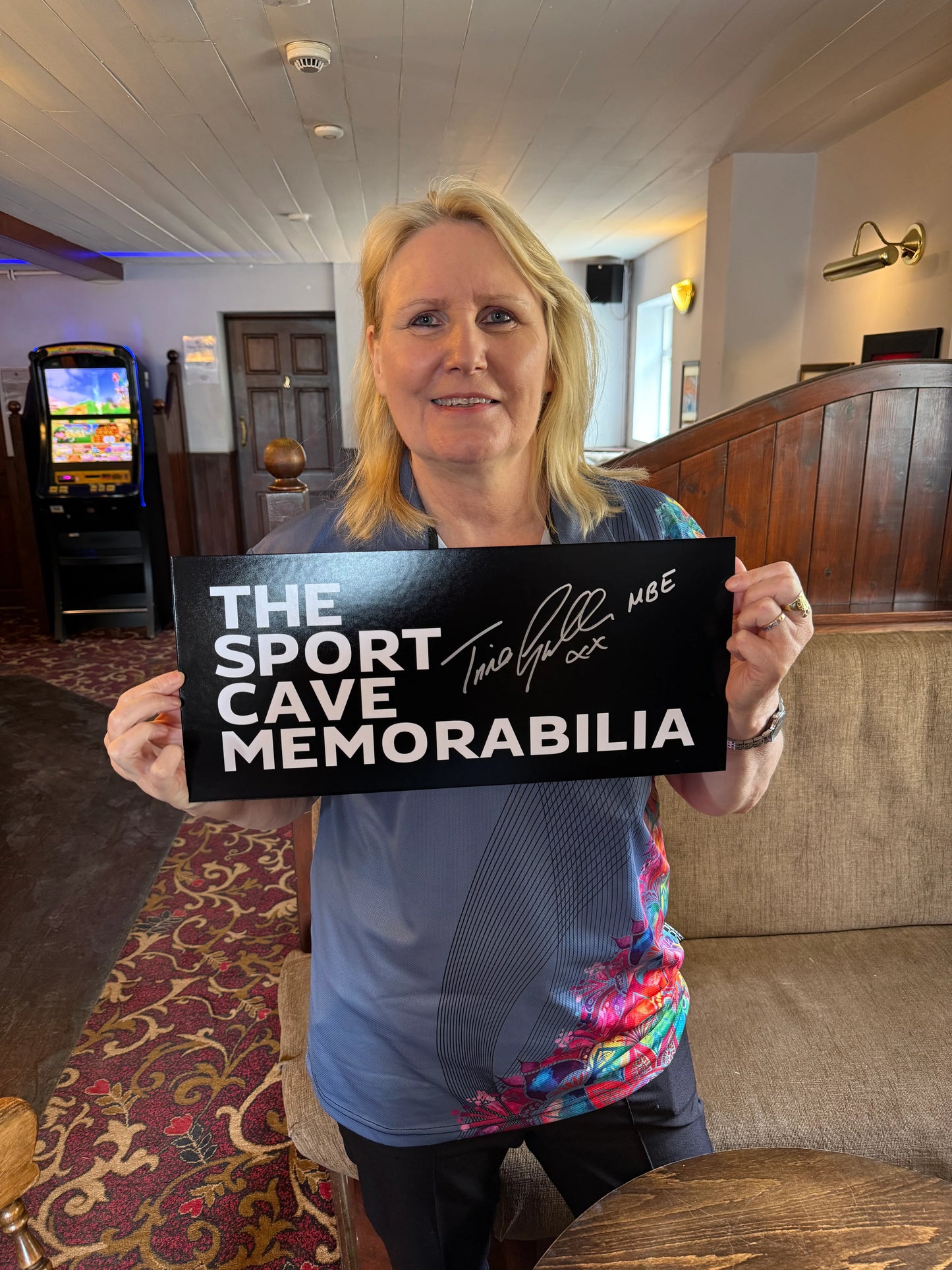 Trina Gulliver Signed Black Darts Case