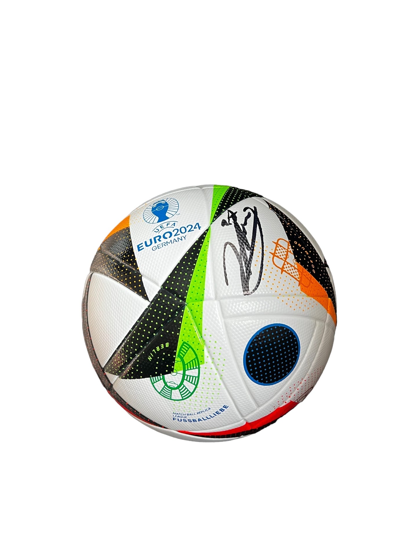 Kobbie Mainoo Signed Uefa Euro 2024 Official Football