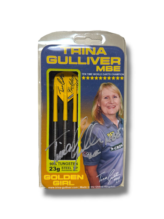 Trina Gulliver Signed Darts Set
