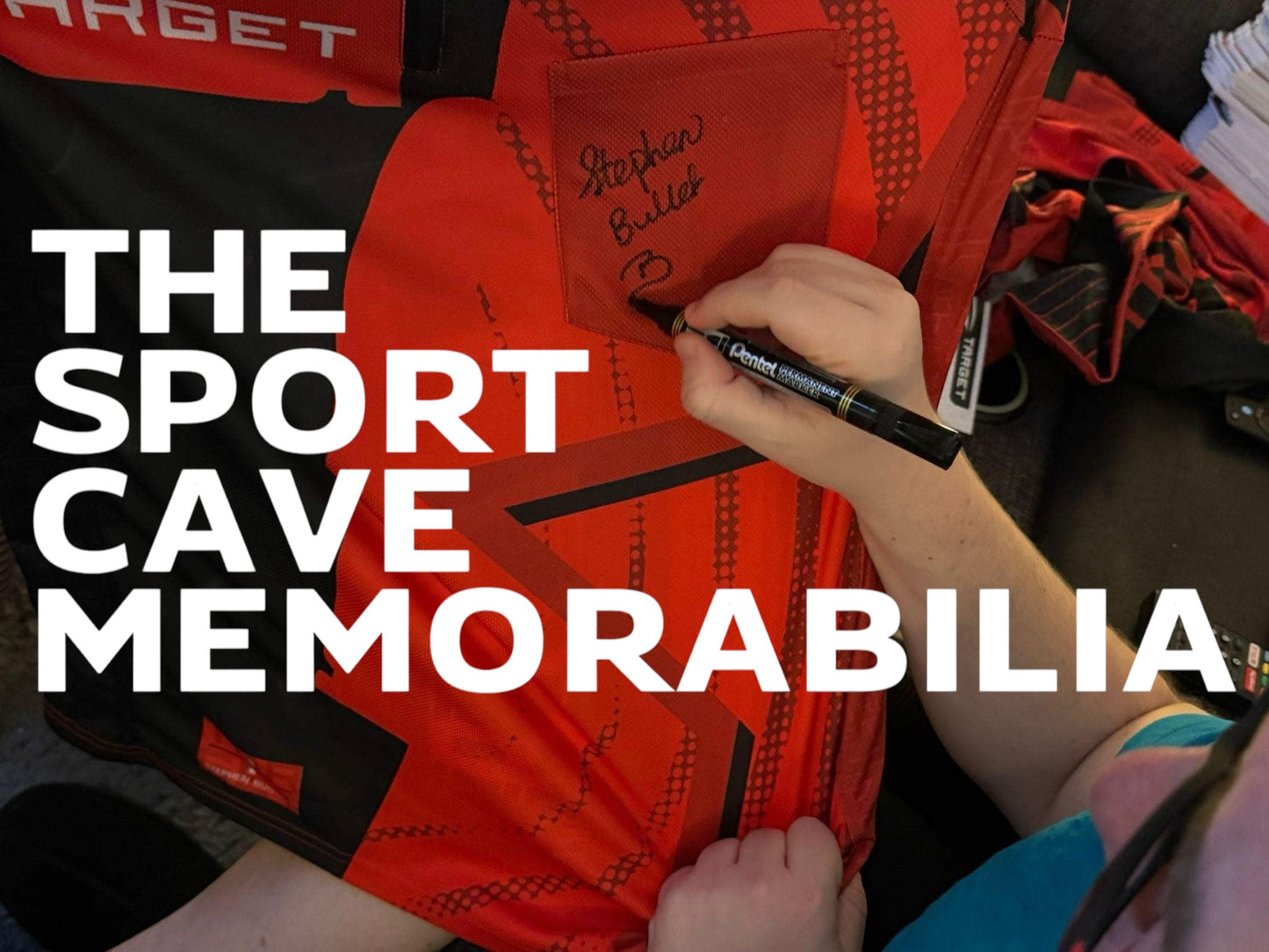 Stephen Bunting Front Signed Official Target Darts Shirt- Deluxe Framed