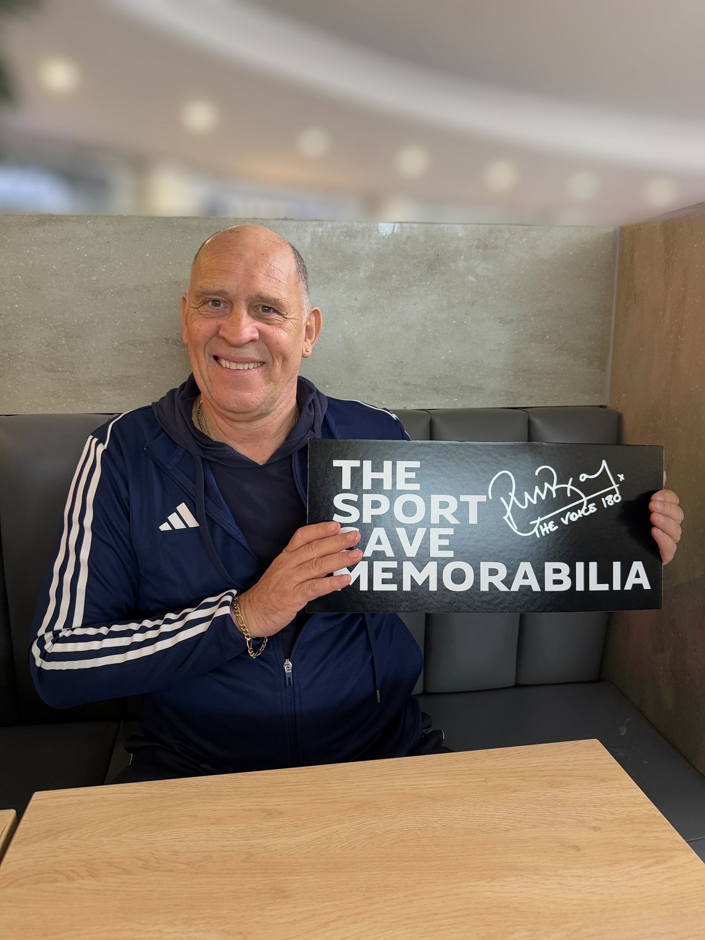 Russ Bray Signed Ultimate Darts Card- Deluxe Framed