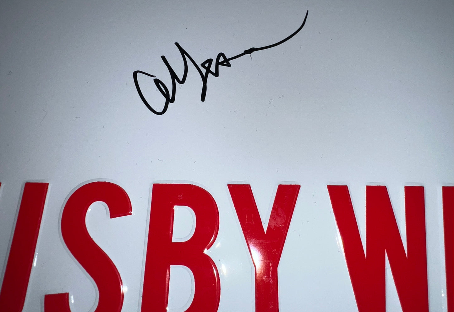 Sir Alex Ferguson Signed Manchester United Street Sign