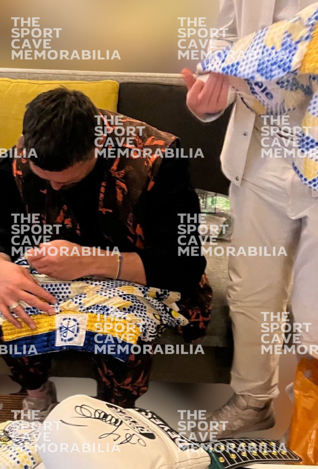 Oleksandr Usyk Signed Boxing Shorts- v Tyson Fury Fight 1