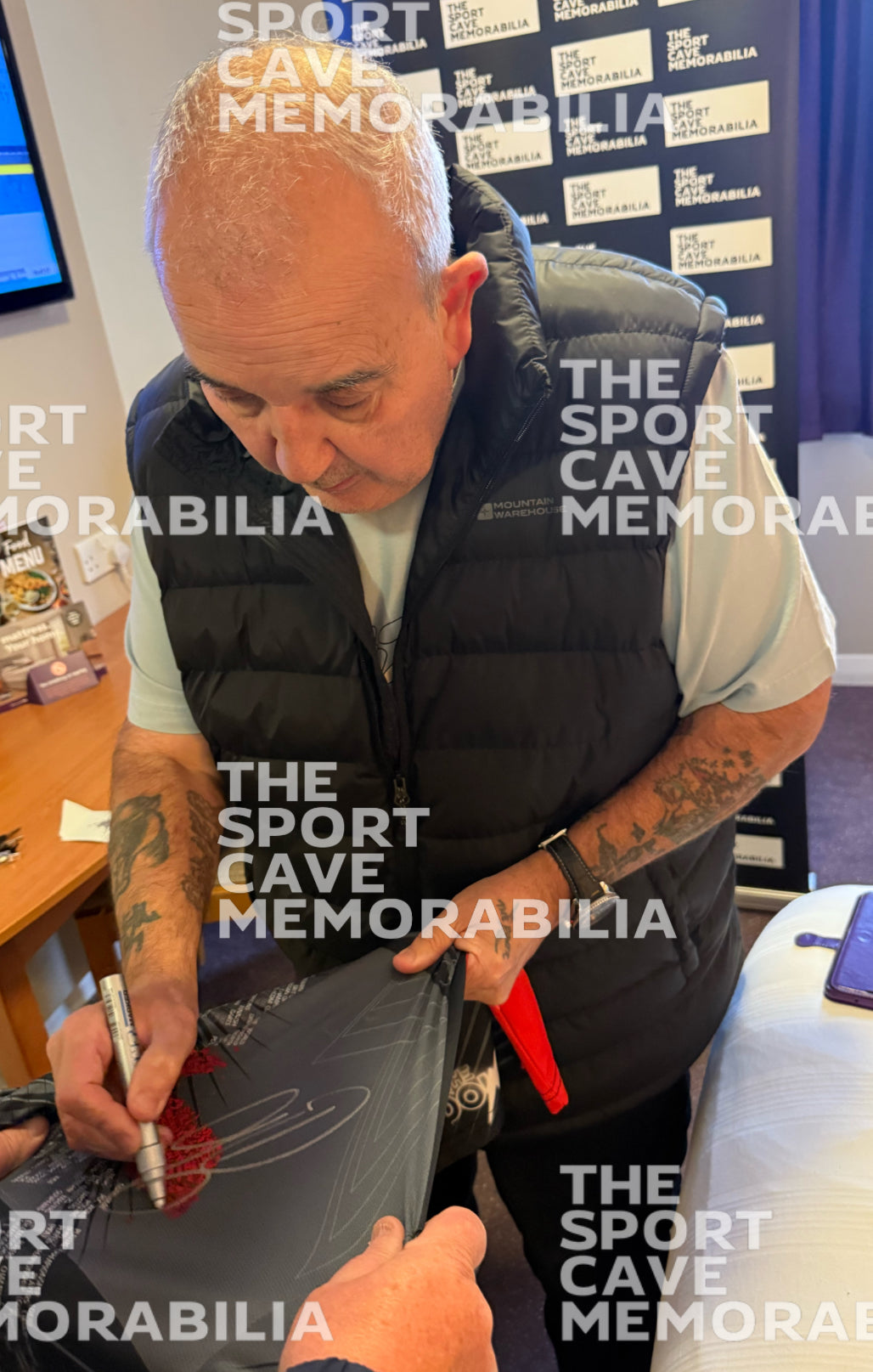 Phil Taylor Signed 2018 Target Darts Shirt- Deluxe Framed