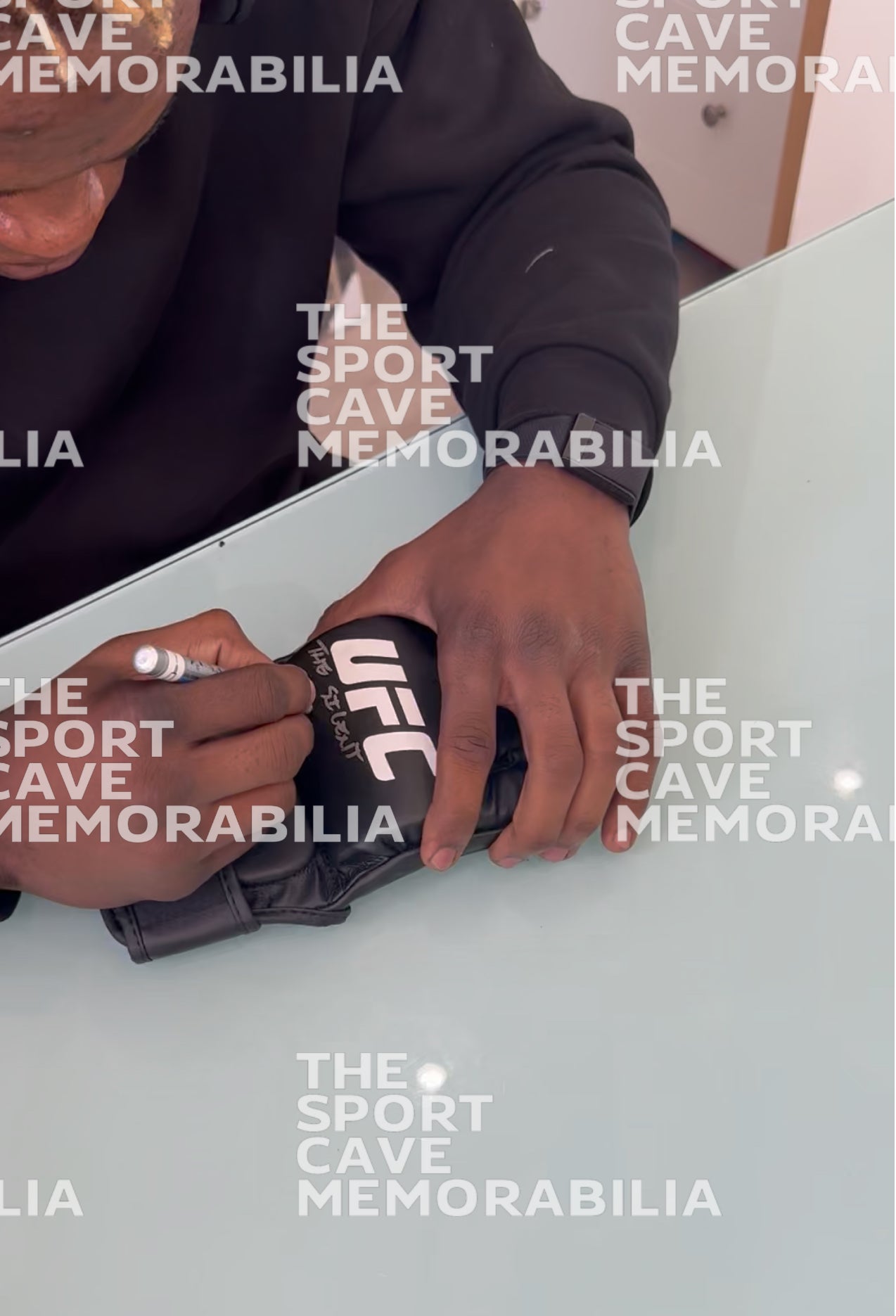 Ateba Gautier ‘The Silent Assassin’ Signed UFC Glove