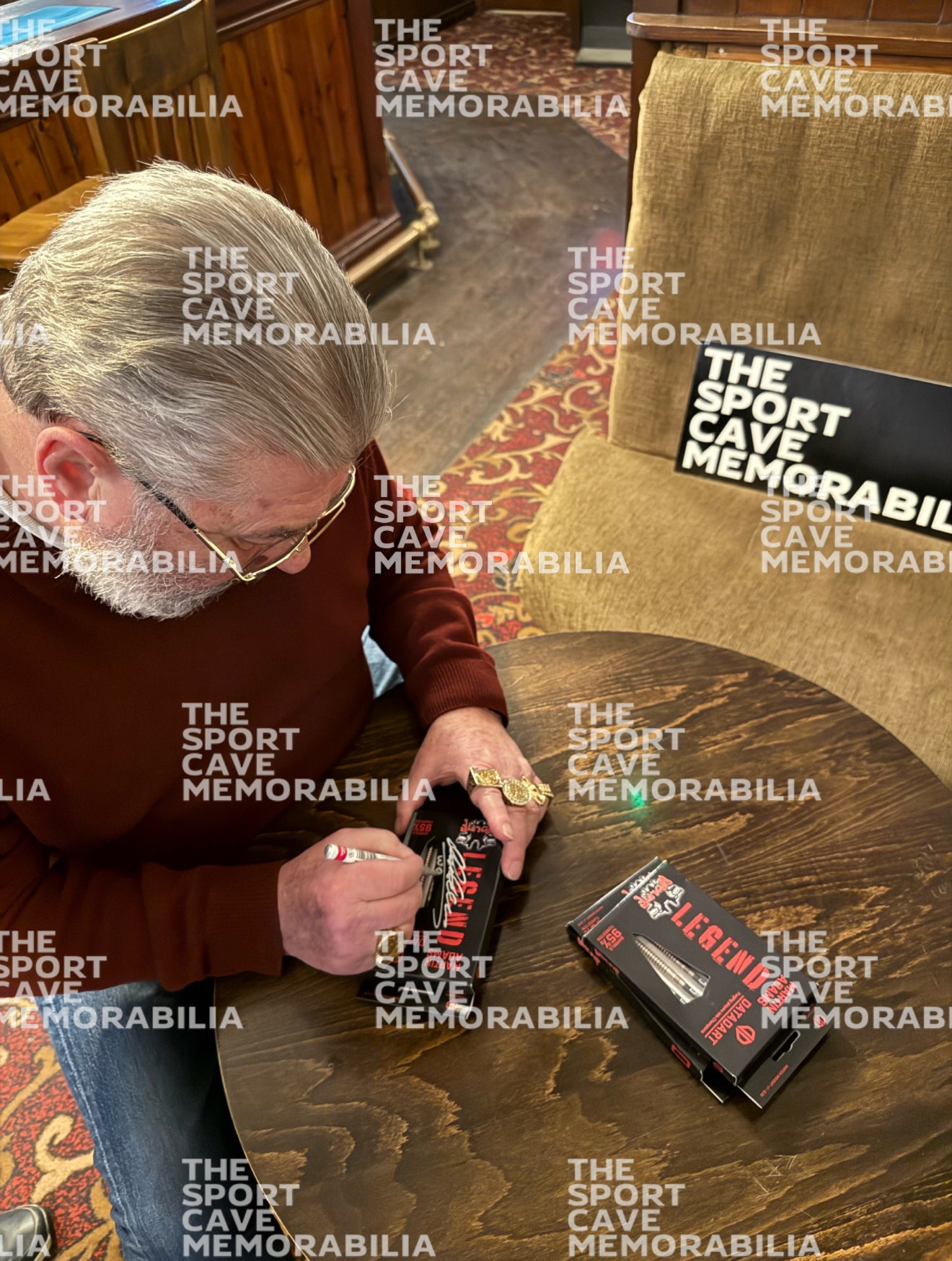 Martin ‘Wolfie’ Adams Signed Datadart Legend Darts Set