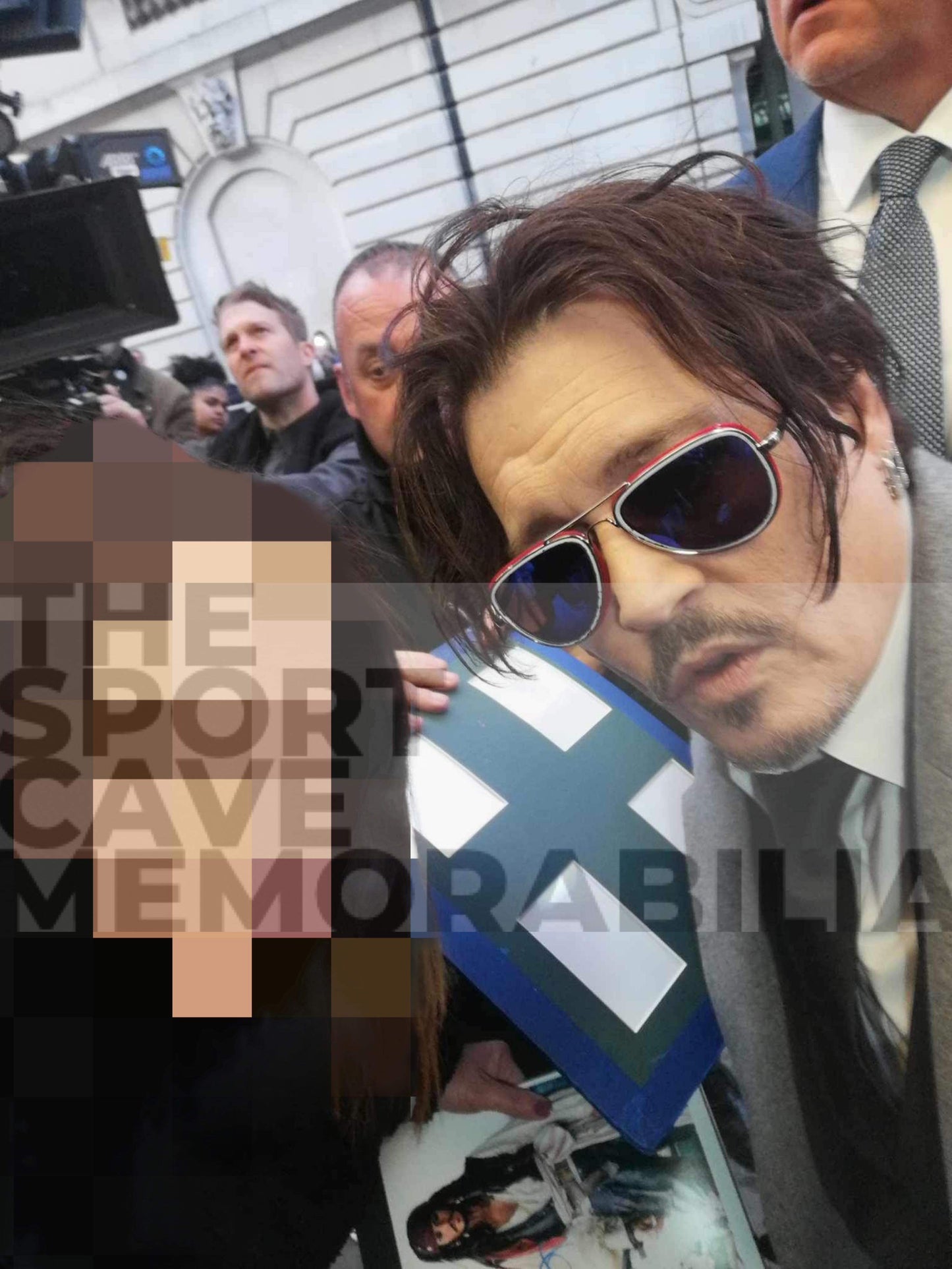 Johnny Depp Signed Pirates Of The Caribbean- Deluxe Framed