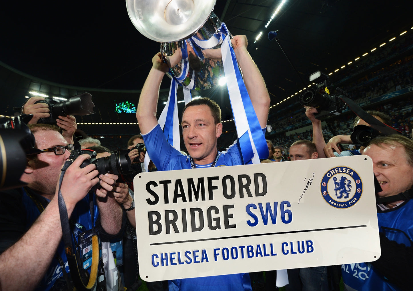 John Terry Signed Chelsea Street Sign