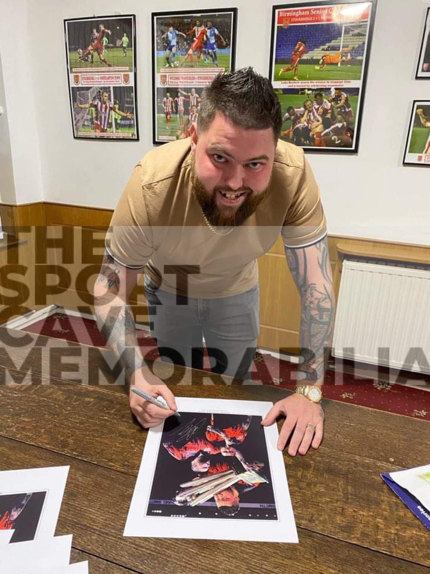 Michael Smith Signed World Champion 2023 Montage
