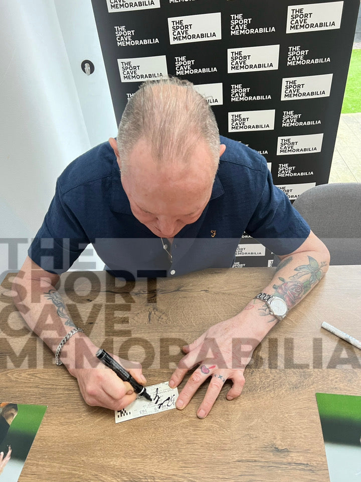 1991 FA Cup Semi Final Ticket- Arsenal v Tottenham Signed By Paul Gascoigne