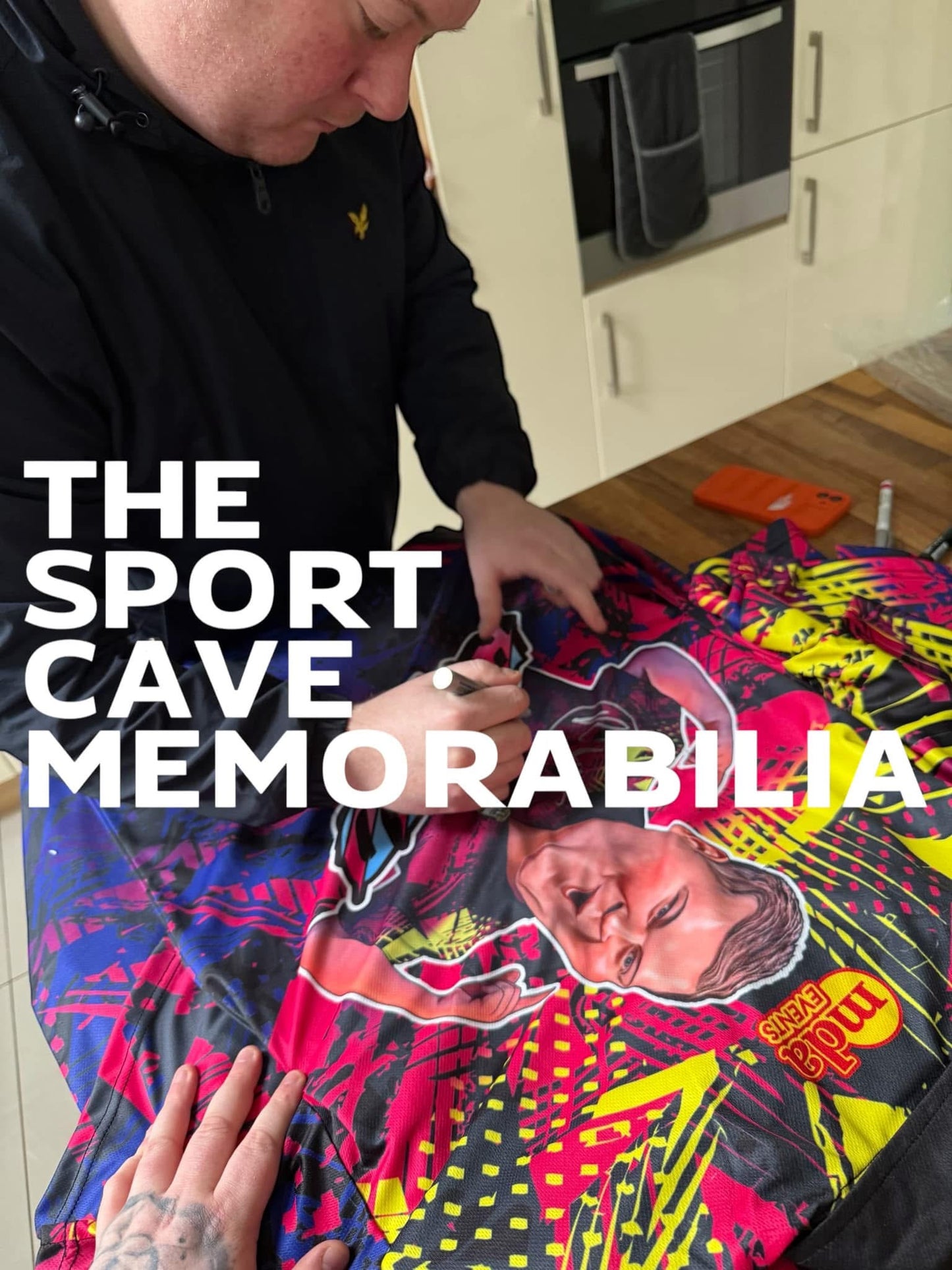 ‘Rapid’ Ricky Evans Rear Signed Darts Shirt