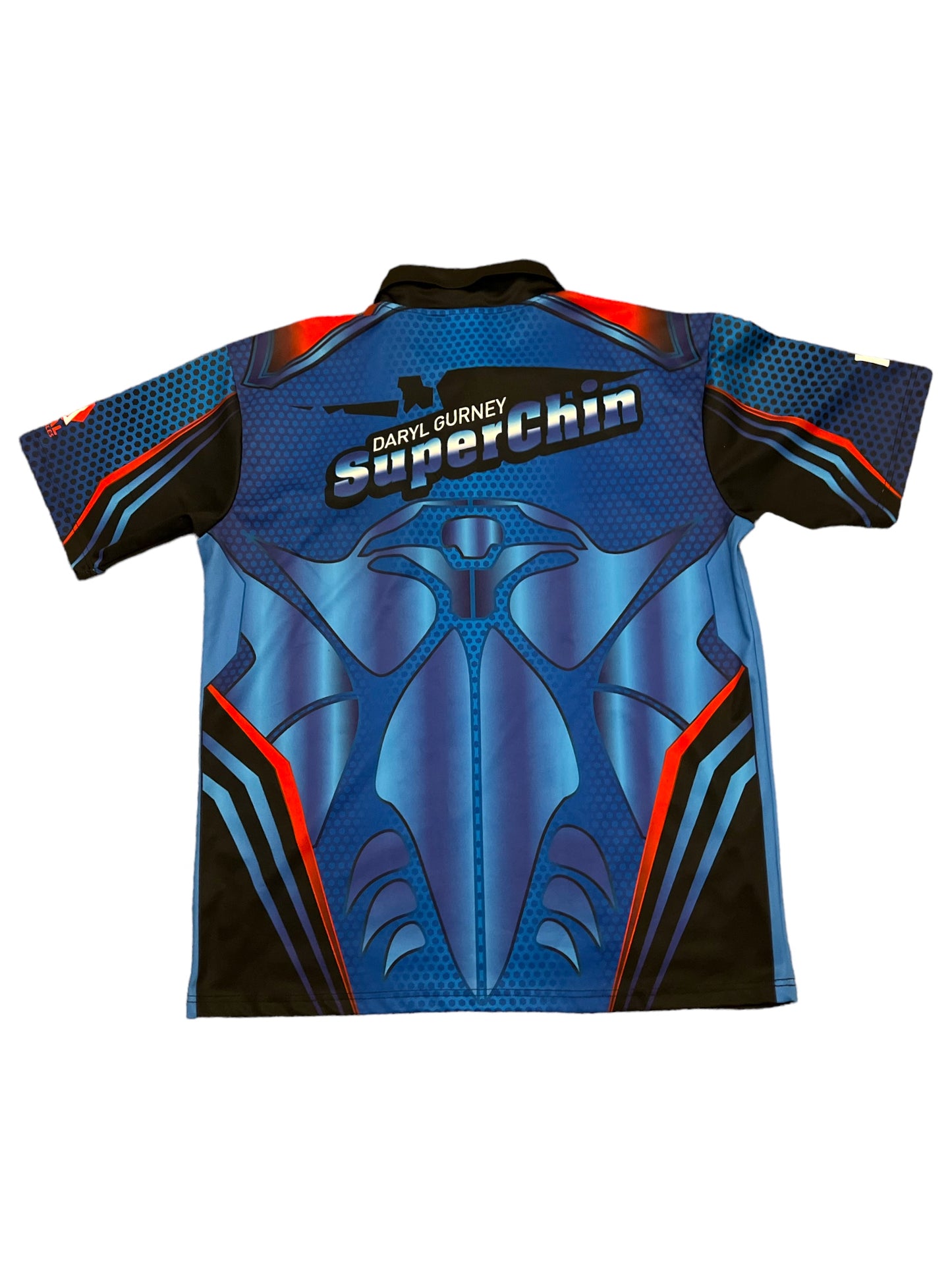 Daryl Gurney MATCH WORN Signed PDC UK Open 2022 Darts Shirt v Dimitri Van Den Bergh