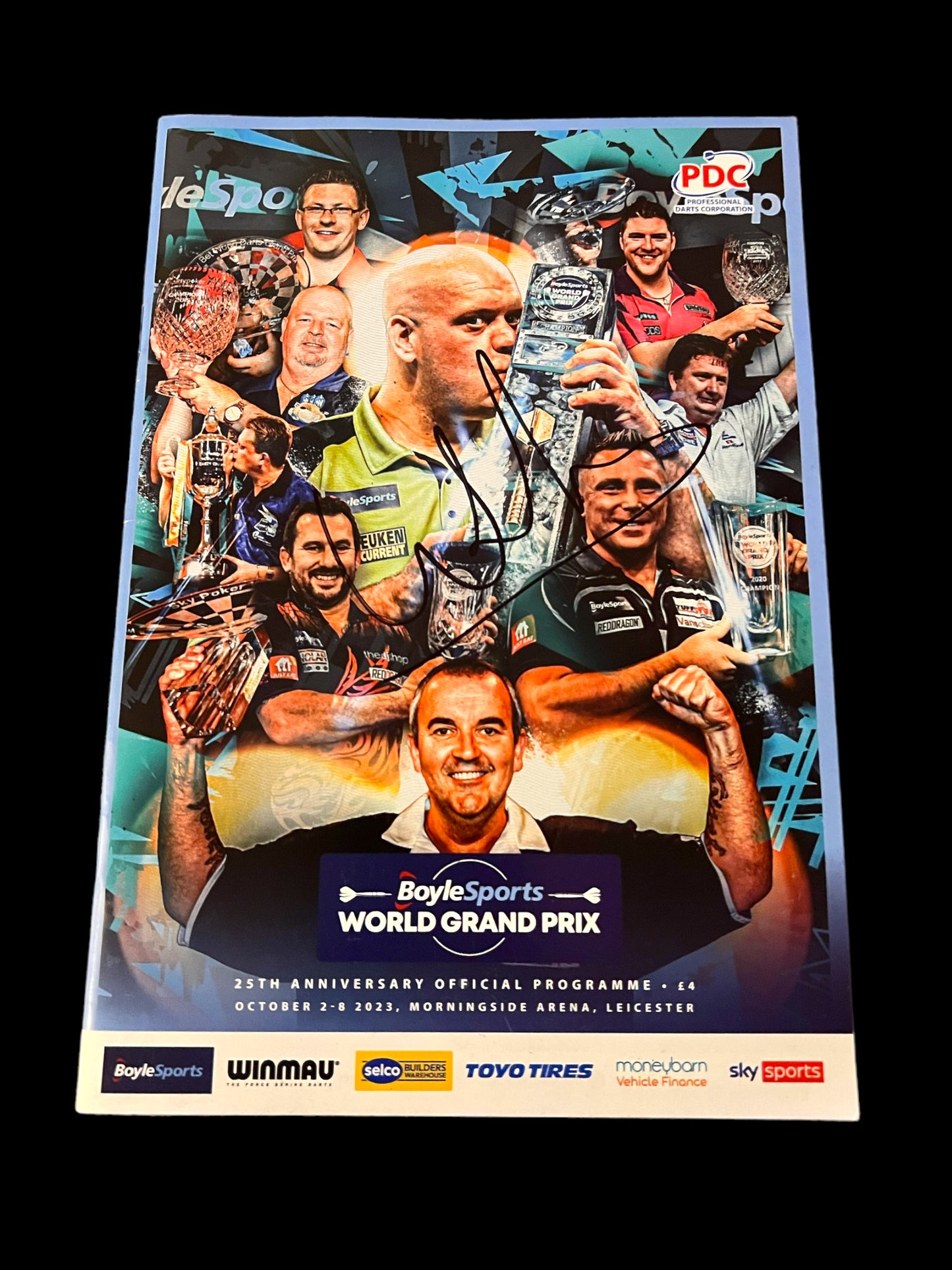 Luke Humphries Signed PDC World Grand Prix 2023 Official Programme
