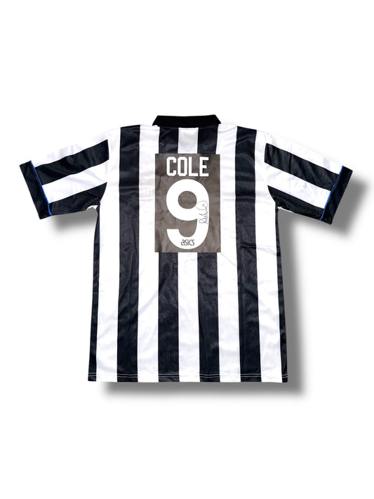 Andy Cole Signed Newcastle United 1993-95 Home Shirt