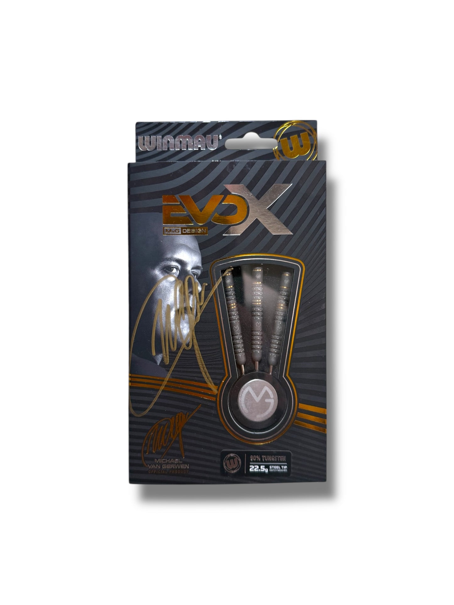 Michael Van Gerwen Signed Winmau EVO X Darts Set