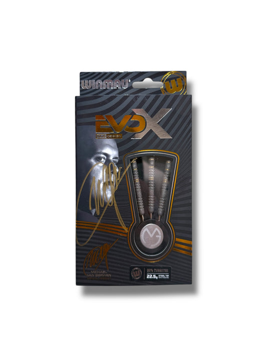Michael Van Gerwen Signed Winmau EVO X Darts Set