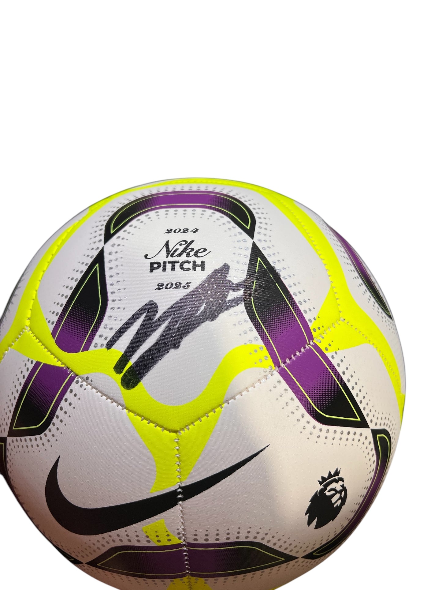 Kobbie Mainoo Signed Nike Pitch Premier League Football