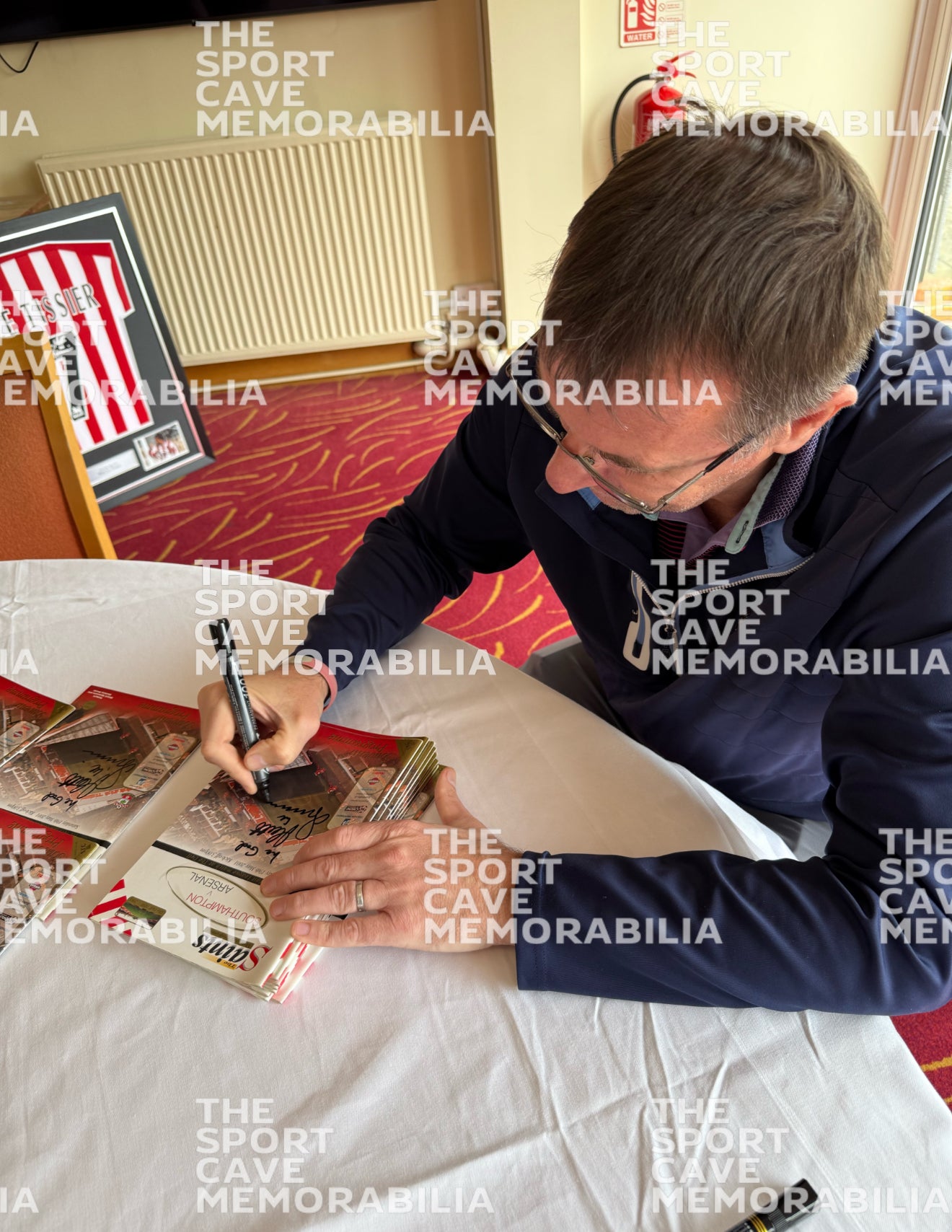 Matt Le Tissier Signed Football Programme/ Southampton v Arsenal Last League Match At Dell- Deluxe Framed