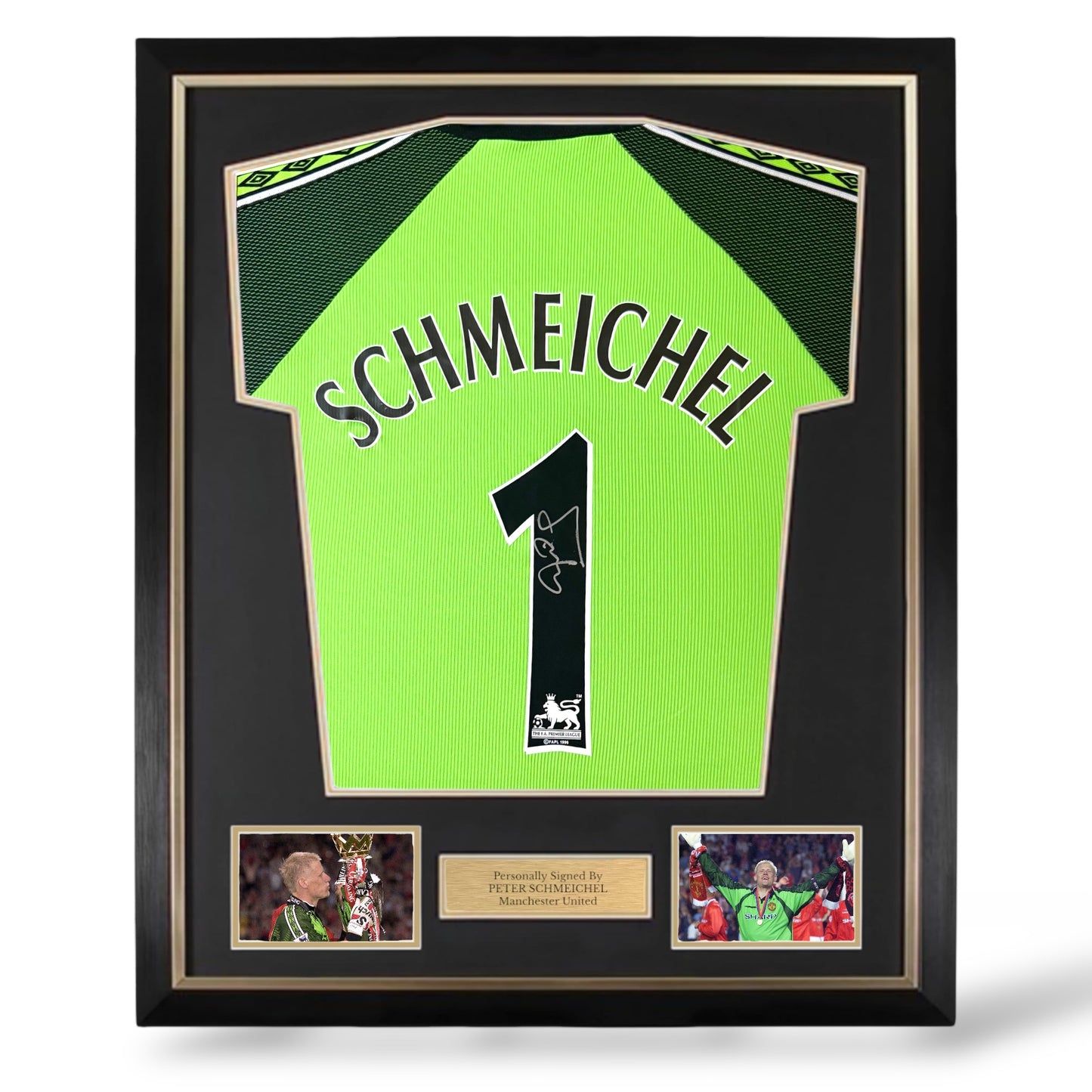 Peter Schmeichel Signed Manchester United 1998/99 Shirt- Deluxe Framed