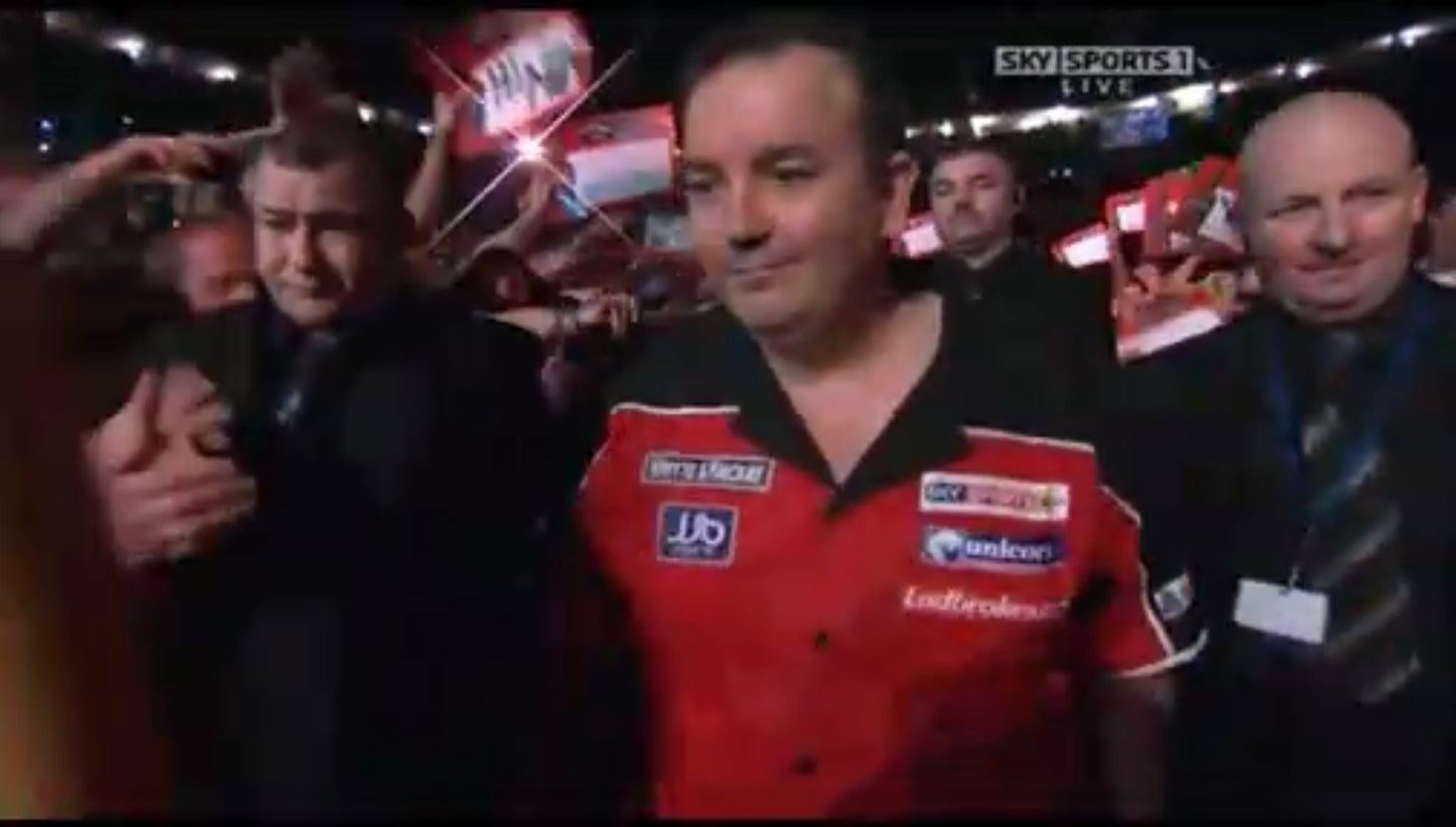 Phil Taylor MATCH WORN Signed 2009 Premier League Shirt