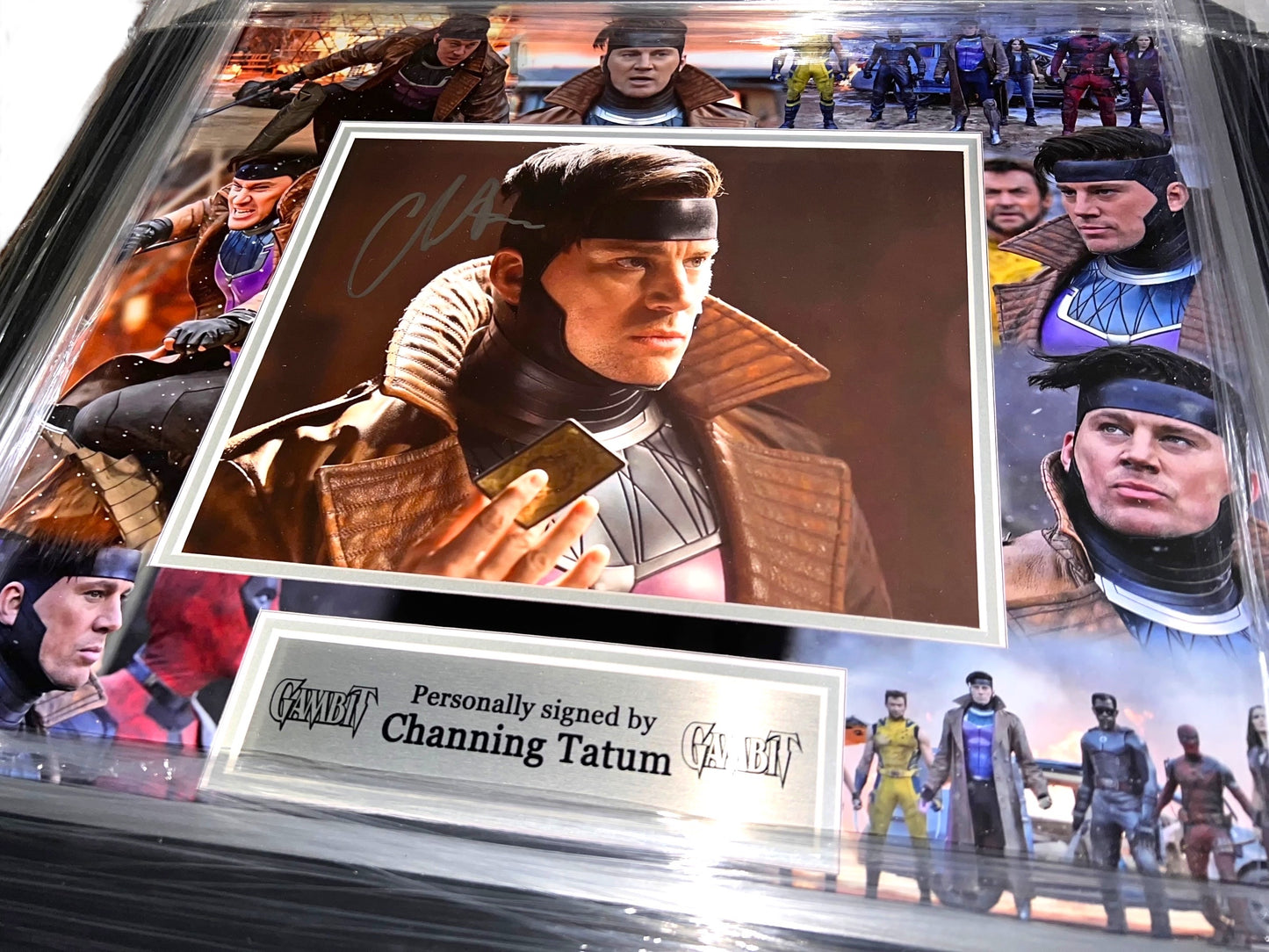 Gambit: Deadpool 3 10x8 Signed By Channing Tatum- Deluxe Movie Mount Framed