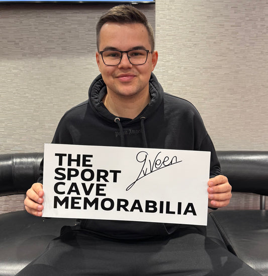 Gian Van Veen Rear Signed Official Darts Shirt- Deluxe Framed