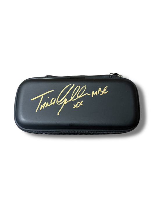 Trina Gulliver Signed Black Darts Case