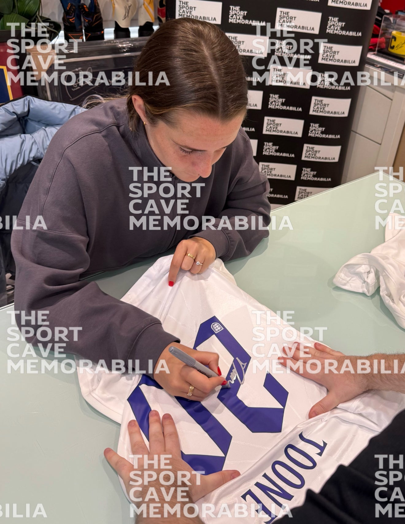 Ella Toone Signed England 2022 & 2025 Euro Winners Shirts- Dual Deluxe Framed