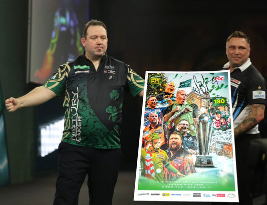 Brendan Dolan Signed PDC World Championship 2024 Official Programme