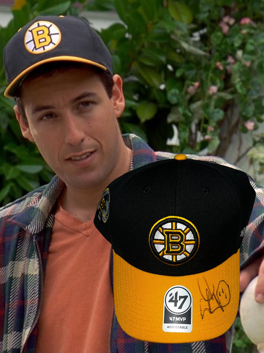 Adam Sandler Signed Official NHL Boston Bruins Cap- Happy Gilmore