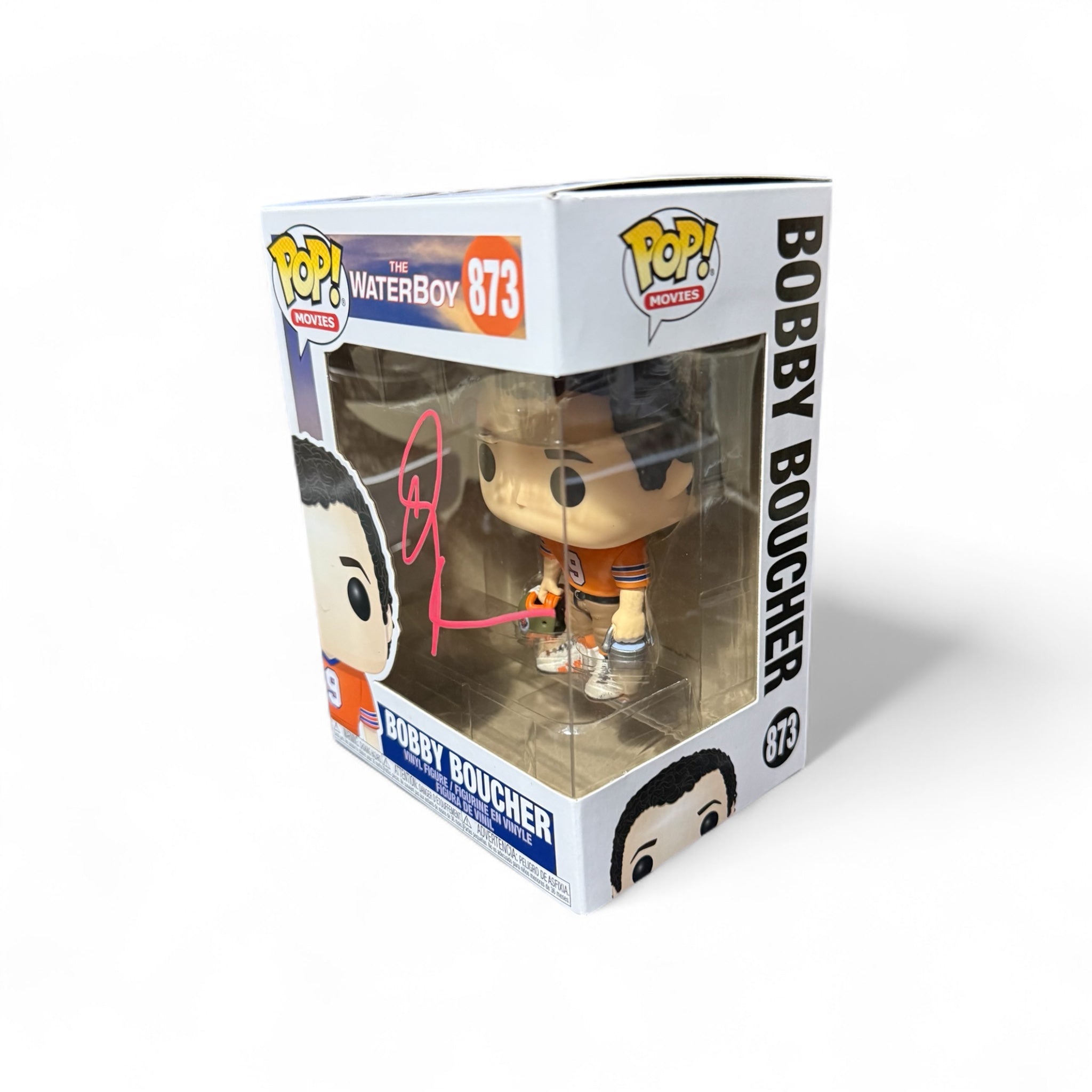 Adam Sandler Signed The Waterboy- Bobby Boucher Funko Pop – The