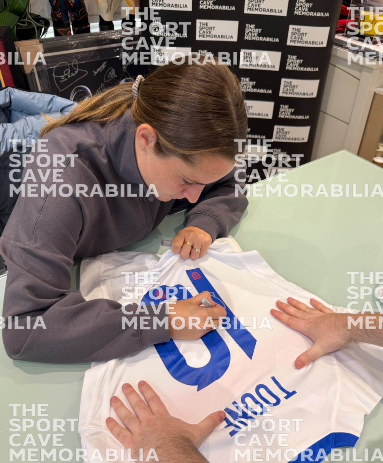 Ella Toone Signed England 2022 & 2025 Euro Winners Shirts- Dual Deluxe Framed