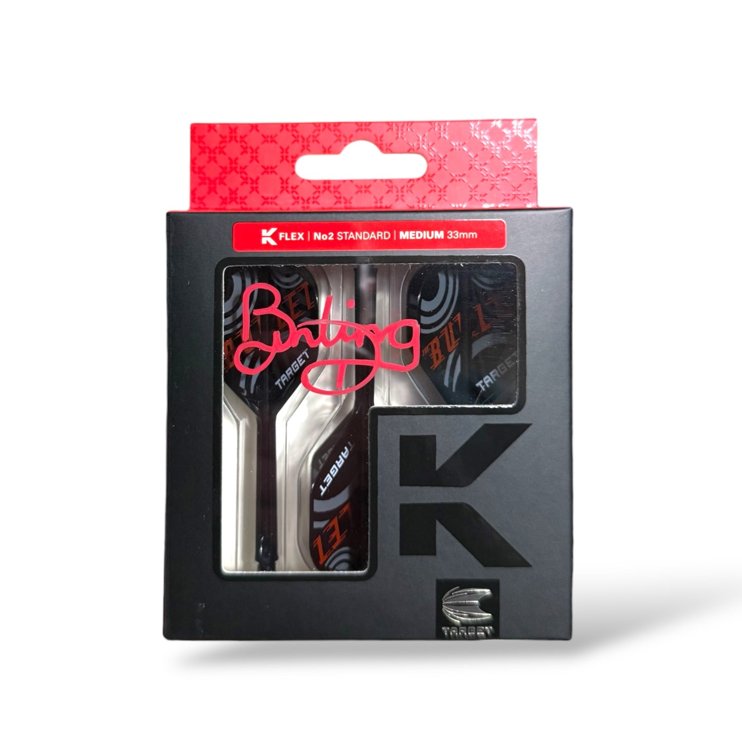 Stephen Bunting Signed The Bullet Target K Flex Flights Set