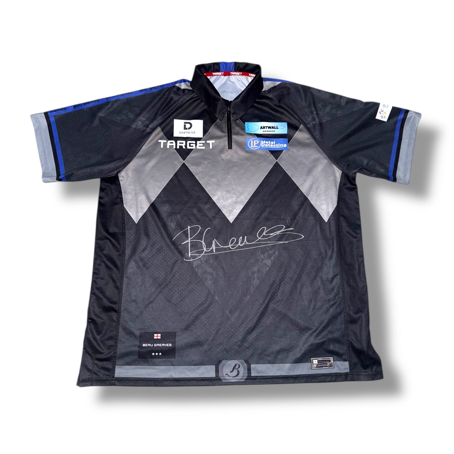 Beau Greaves MATCH WORN Signed 2025 Japan Super-Darts Shirt