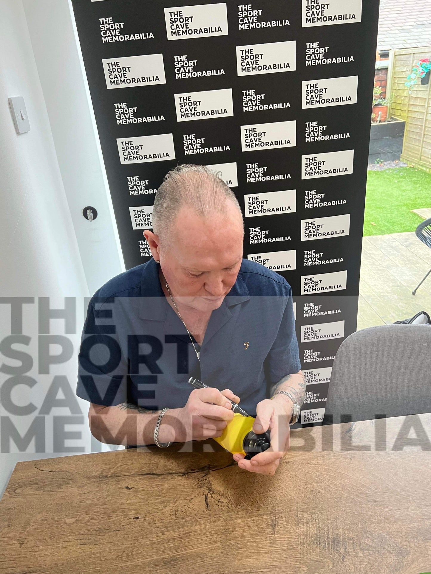 ‘Dentist Chair Celebration’ Euro 1996 Replica Fair Play Water Bottle Signed By Paul Gascoigne
