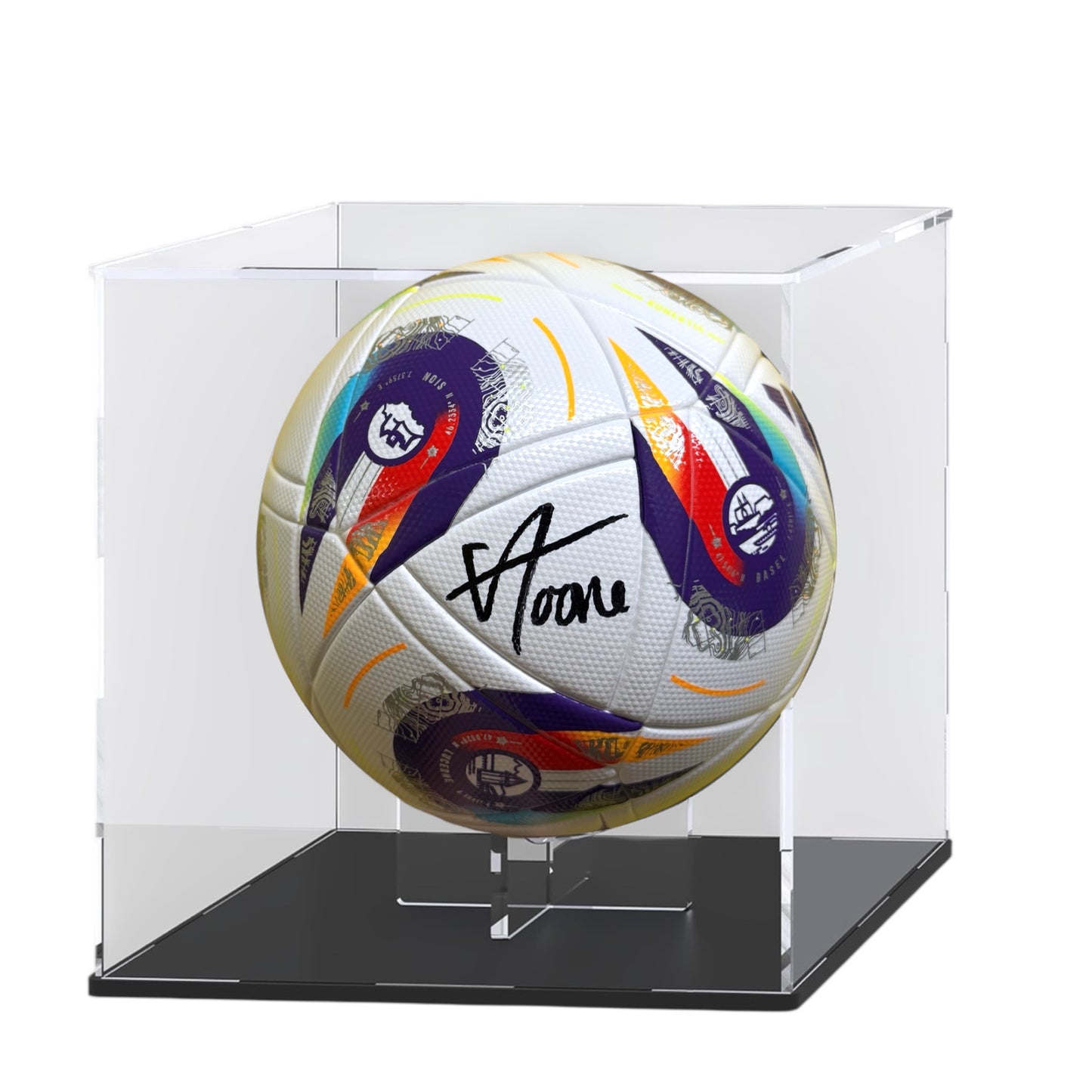 Ella Toone Signed Womens Euro 2025 Football- Deluxe Display Case