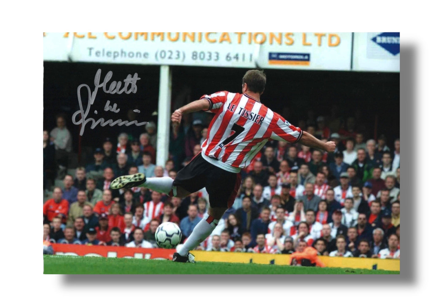 Matt Le Tissier Signed Photo- Southampton v Arsenal Goal