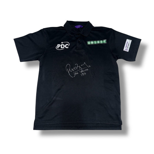Russ Bray MATCH WORN Signed Premier League Darts 2018 Shirt