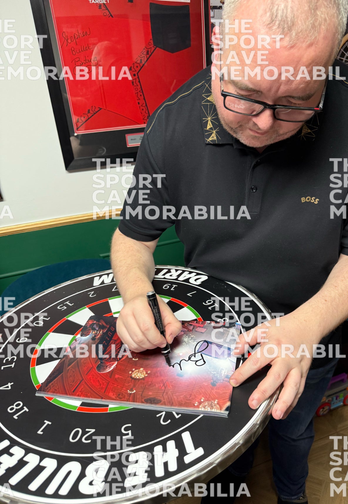 Stephen Bunting Signed Photo- Deluxe Framed