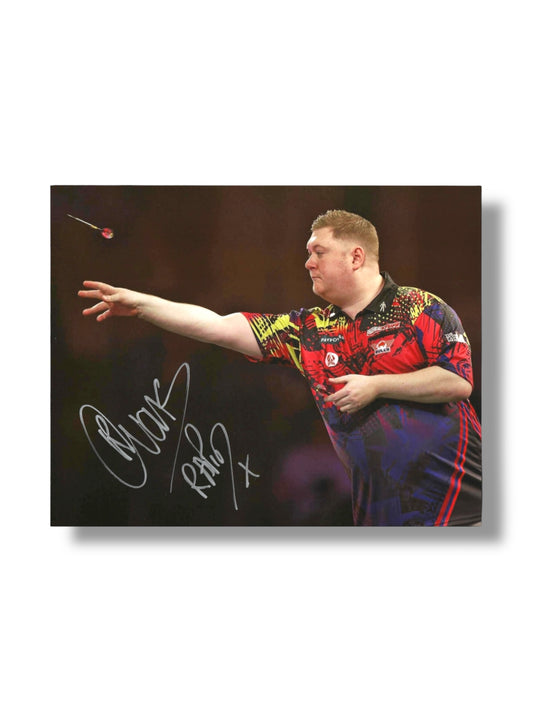 ‘Rapid’ Ricky Evans Signed 10x8 Photo- World Championship 2025
