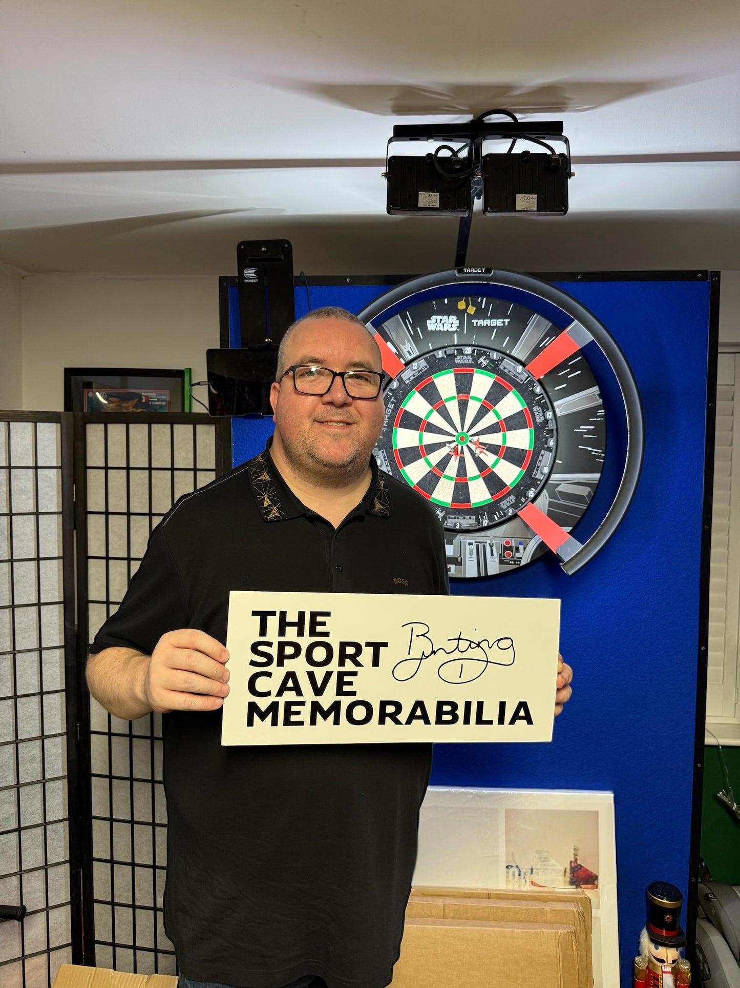 Stephen Bunting Signed Photo- Deluxe Framed