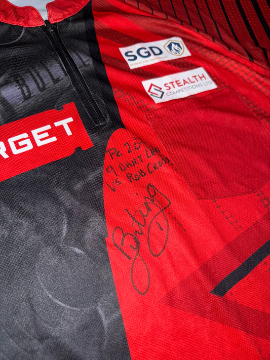 Stephen Bunting MATCH WORN Signed PC20 2025 9 Dart Finish Shirt v Rob Cross