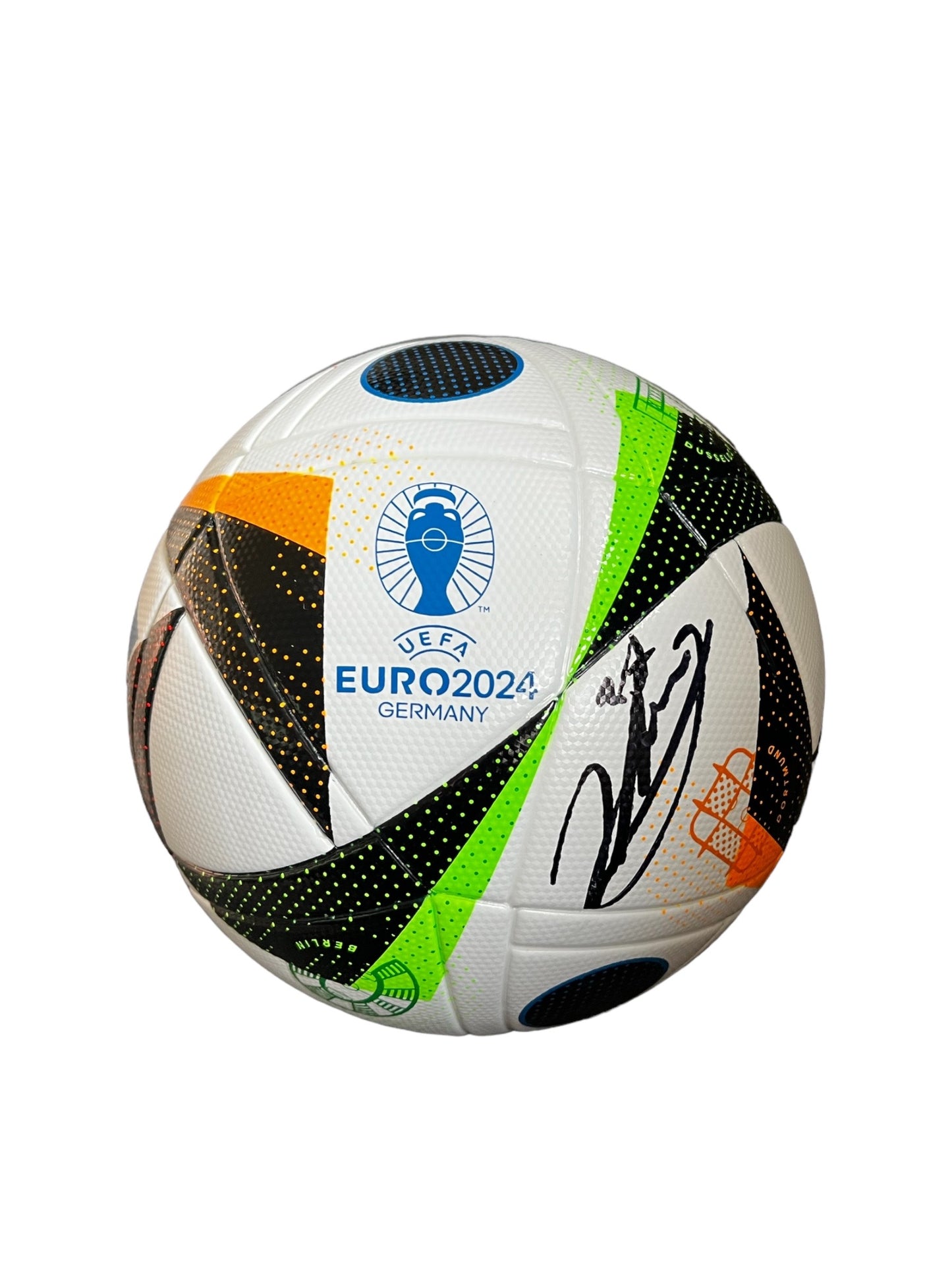 Kobbie Mainoo Signed Uefa Euro 2024 Official Football