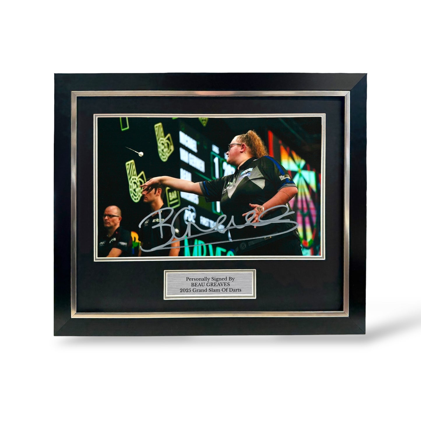 Beau Greaves Signed 2025 Grand Slam Of Darts Photo- Deluxe Framed