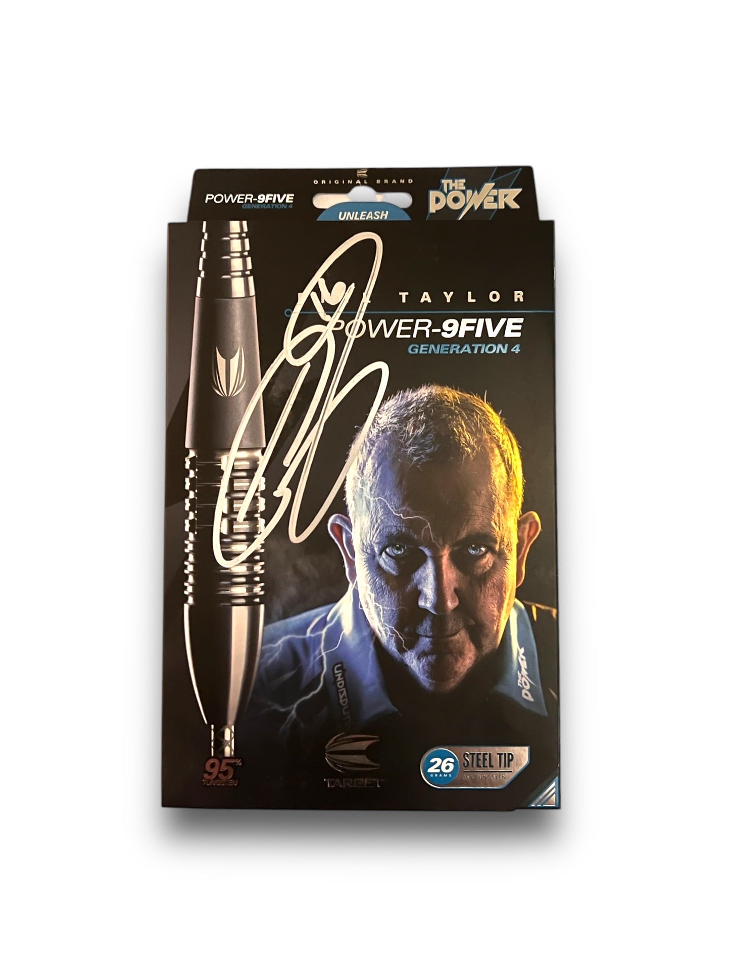 Phil Taylor Signed Target Power 9Five Gen 4 Darts Set